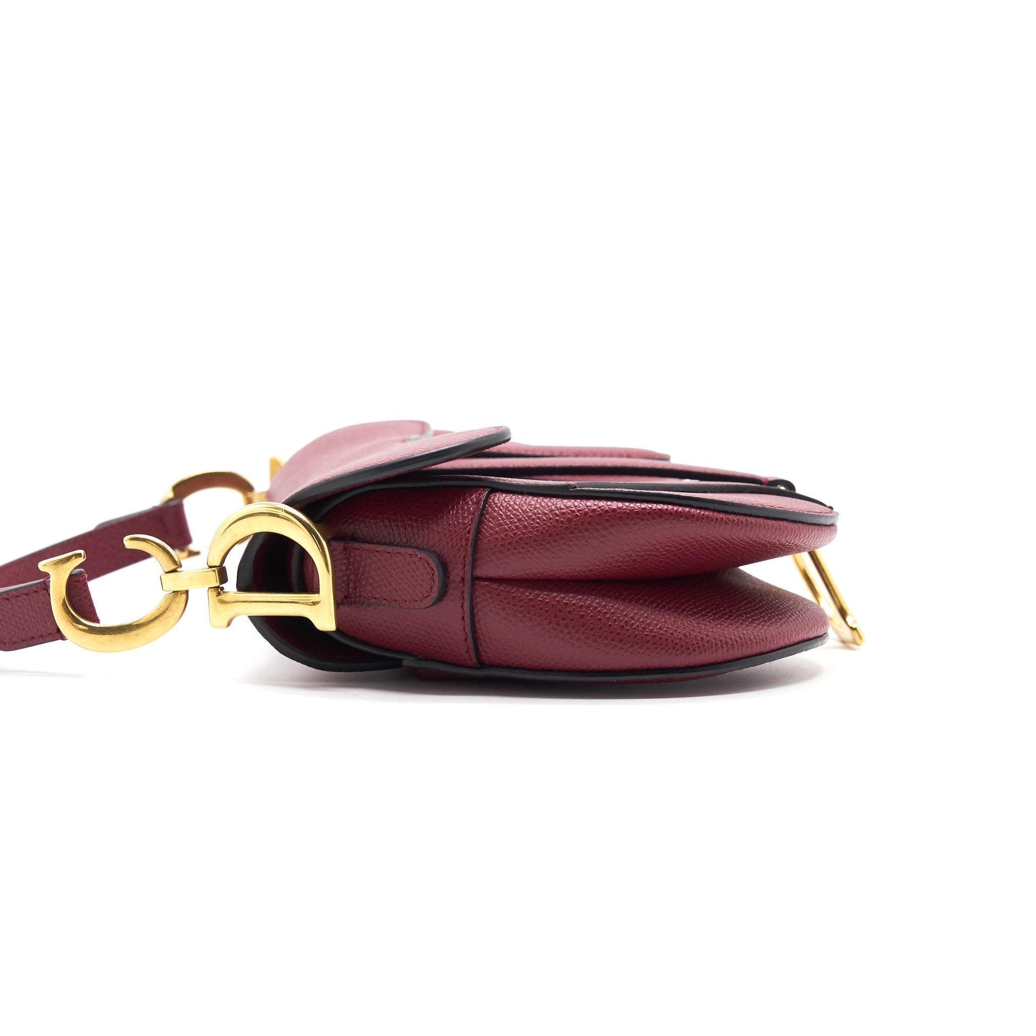 Dior Mini Saddle Red GHW