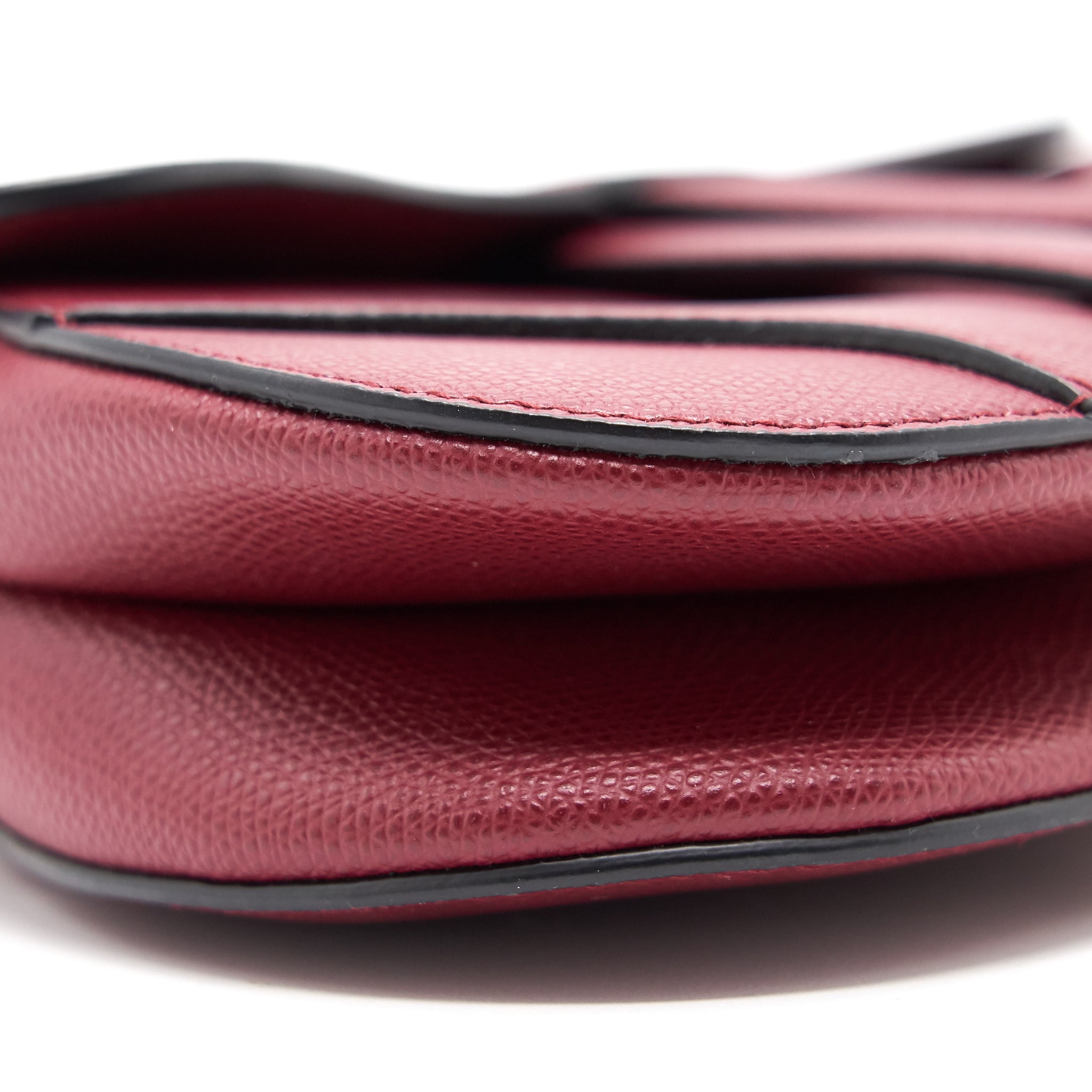 Dior Mini Saddle Red GHW