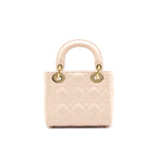 Dior Mini Lady Dior Lambskin Light Pink GHW