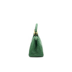 Fendi Peekaboo Ostrich Green GHW