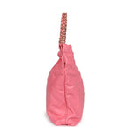 Chanel Small 22 Bag Pink Calfskin Gold Hardware