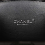 Chanel Minaudiere Compact Clutch Black Acrylic Silver Hardware