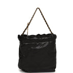 Chanel Mini 22 Bag Black Grained Calfskin Gold Hardware