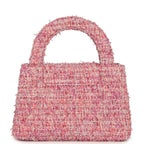 Chanel Small Kelly Shopper Pink Tweed Brushed Gold Hardware