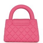 Chanel Small Kelly Shopper Dark Pink Jersey Brushed Gold Hardware
