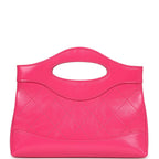 Chanel Nano 31 Shopper Hot Pink Shiny Aged Calfskin Gold Hardware