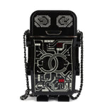 Chanel Limited Edition Robot Minaudière Bag Black Plexiglass and Crystals Ruthenium Hardware