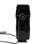 Chanel Limited Edition Robot Minaudière Bag Black Plexiglass and Crystals Ruthenium Hardware