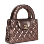 Chanel Small Kelly Shopper Metallic Bronze Calfskin Brushed Gold Hardware