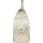 Chanel Small 25 Hobo Bag Metallic Gold Caviar Light Gold Hardware