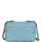 Chanel Medium 19 Flap Light Blue Lambskin Mixed Metal Hardware