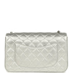 Chanel Small CC Crush Flap Bag Silver Metallic Caviar Silver Hardware