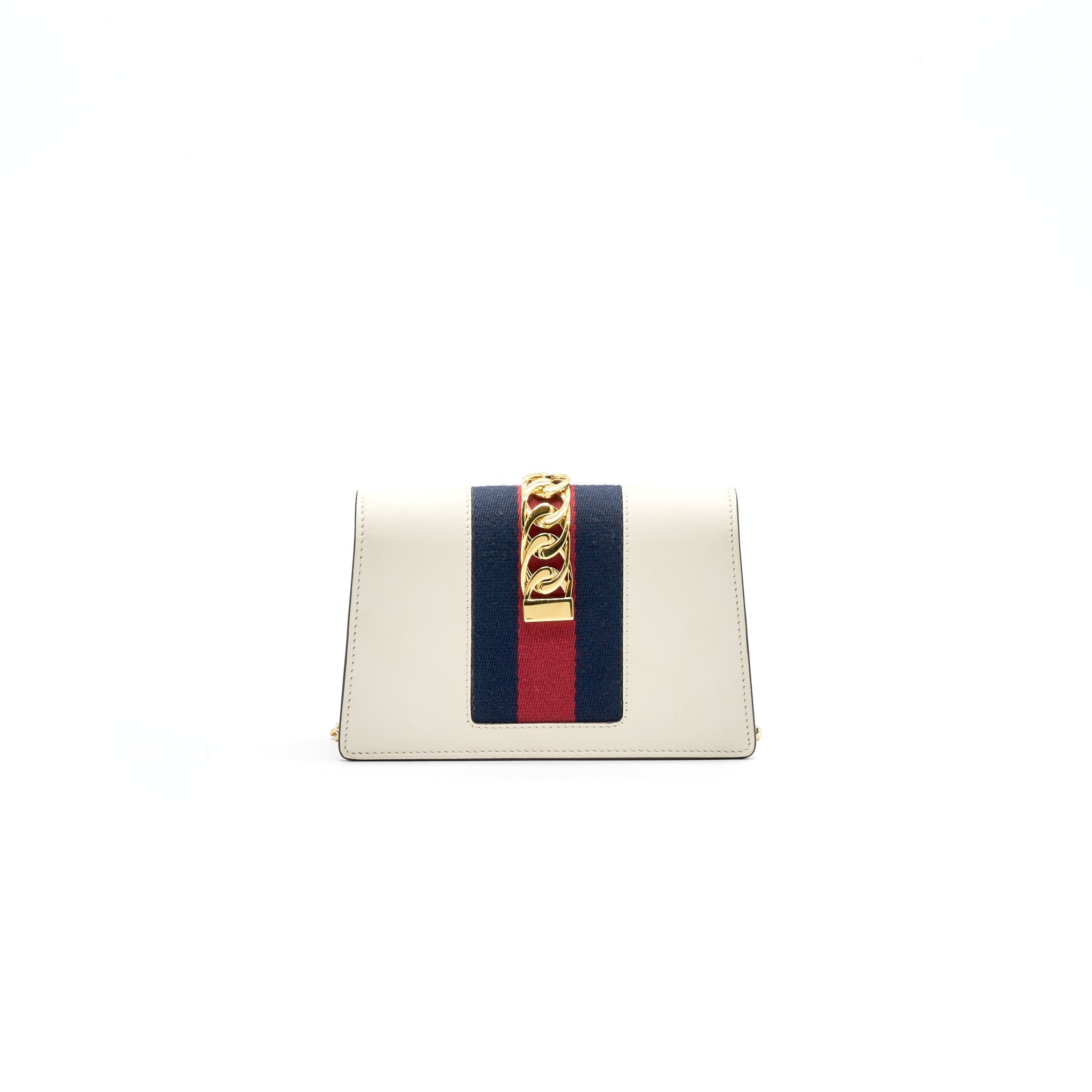 Gucci Sylvie Super mini Bag white with GHW