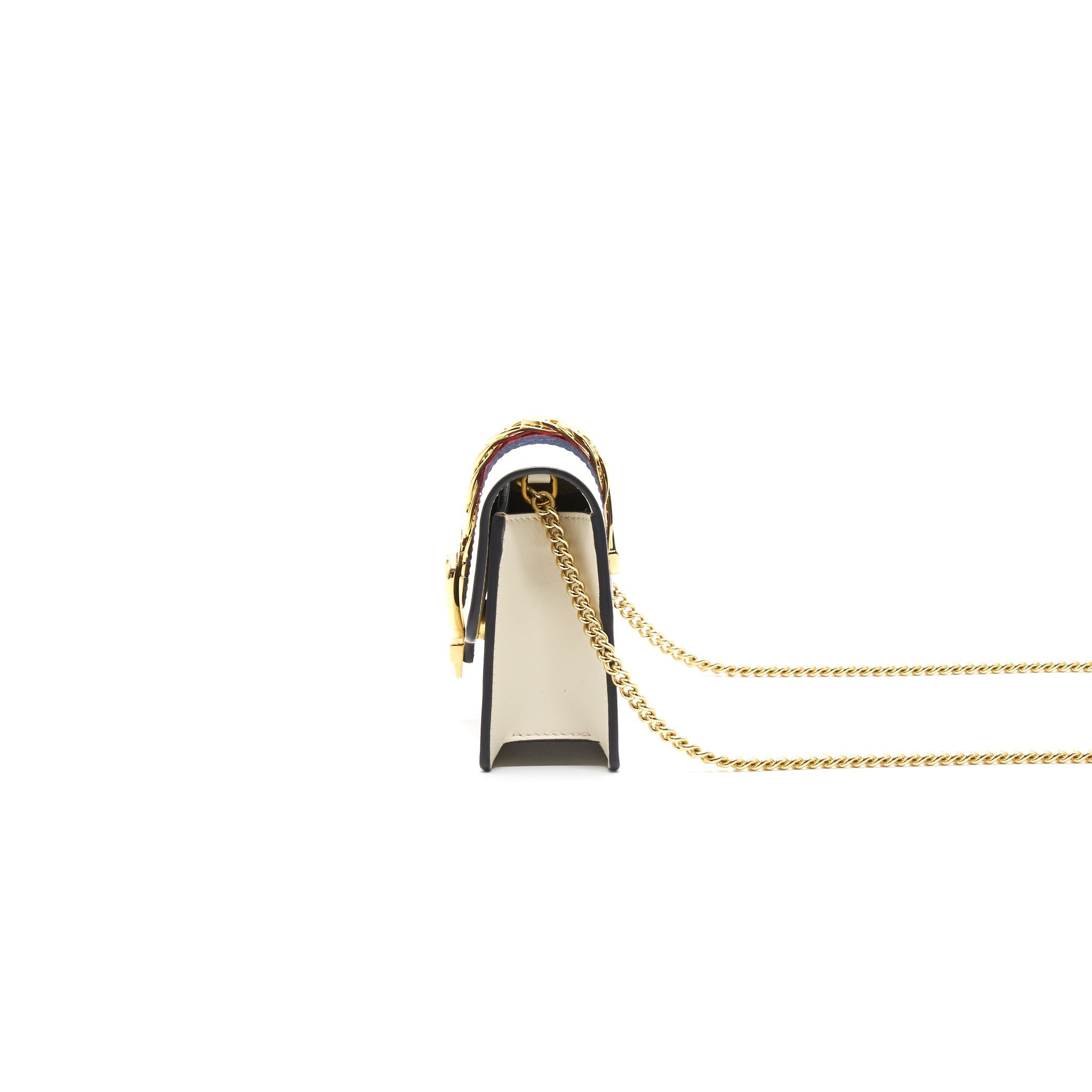 Gucci Sylvie Super mini Bag white with GHW