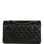 Chanel Medium Classic Double Flap Bag Black Caviar Gold Hardware