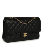 Chanel Medium Classic Double Flap Black Caviar Gold Hardware