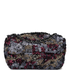 Chanel Limited Edition Extra Mini Flap Bag Multicolor Sequin Ruthenium Hardware