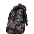 Chanel Limited Edition Extra Mini Flap Bag Multicolor Sequin Ruthenium Hardware