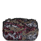 Chanel Limited Edition Extra Mini Flap Bag Multicolor Sequin Ruthenium Hardware