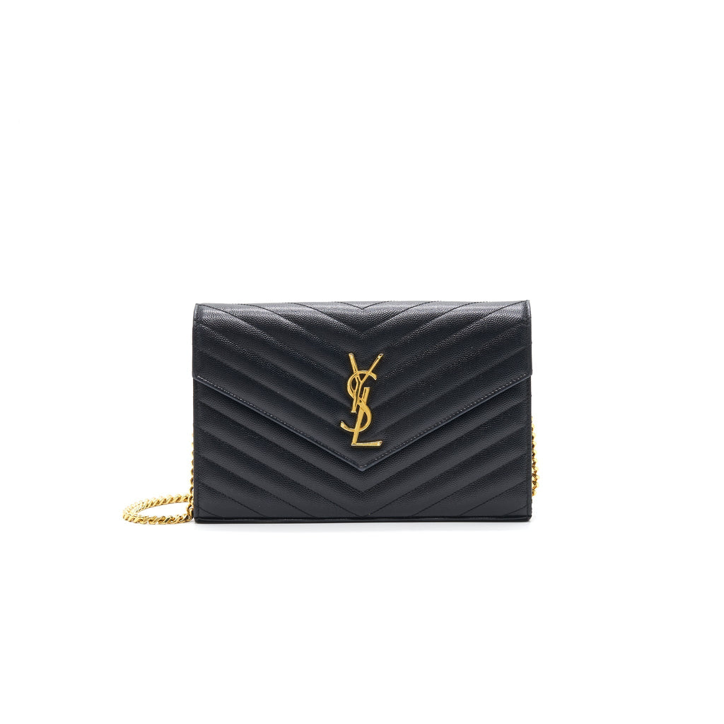 Saint Laurent /YSL Envelope Chain Wallet