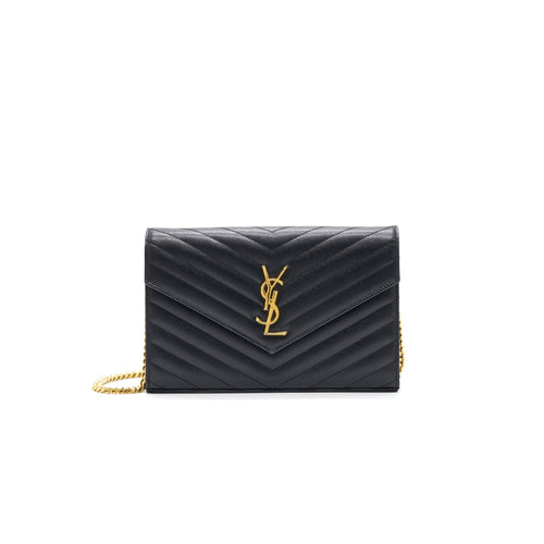 Saint Laurent /YSL Envelope Chain Wallet