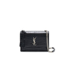 Saint Laurent Sunset Bag Black SHW