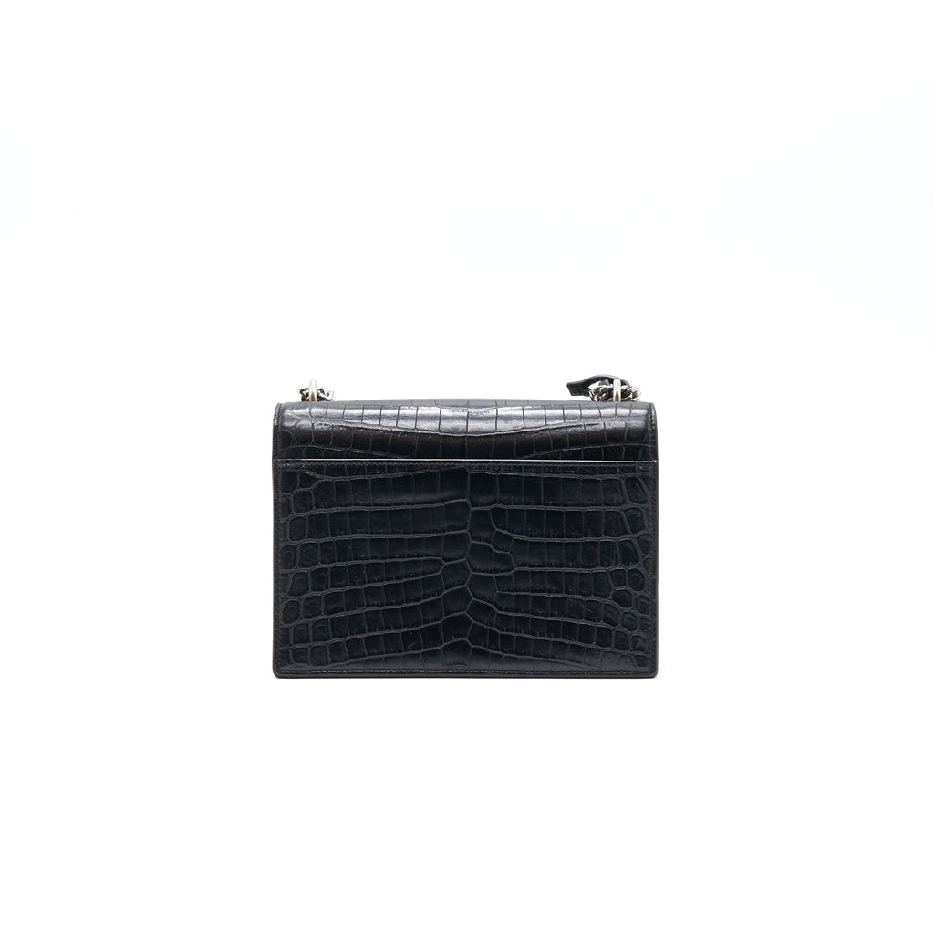 Saint Laurent Sunset Bag Black SHW