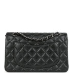 Chanel Small Classic Double Flap Bag Black Iridescent Caviar Ruthenium Hardware