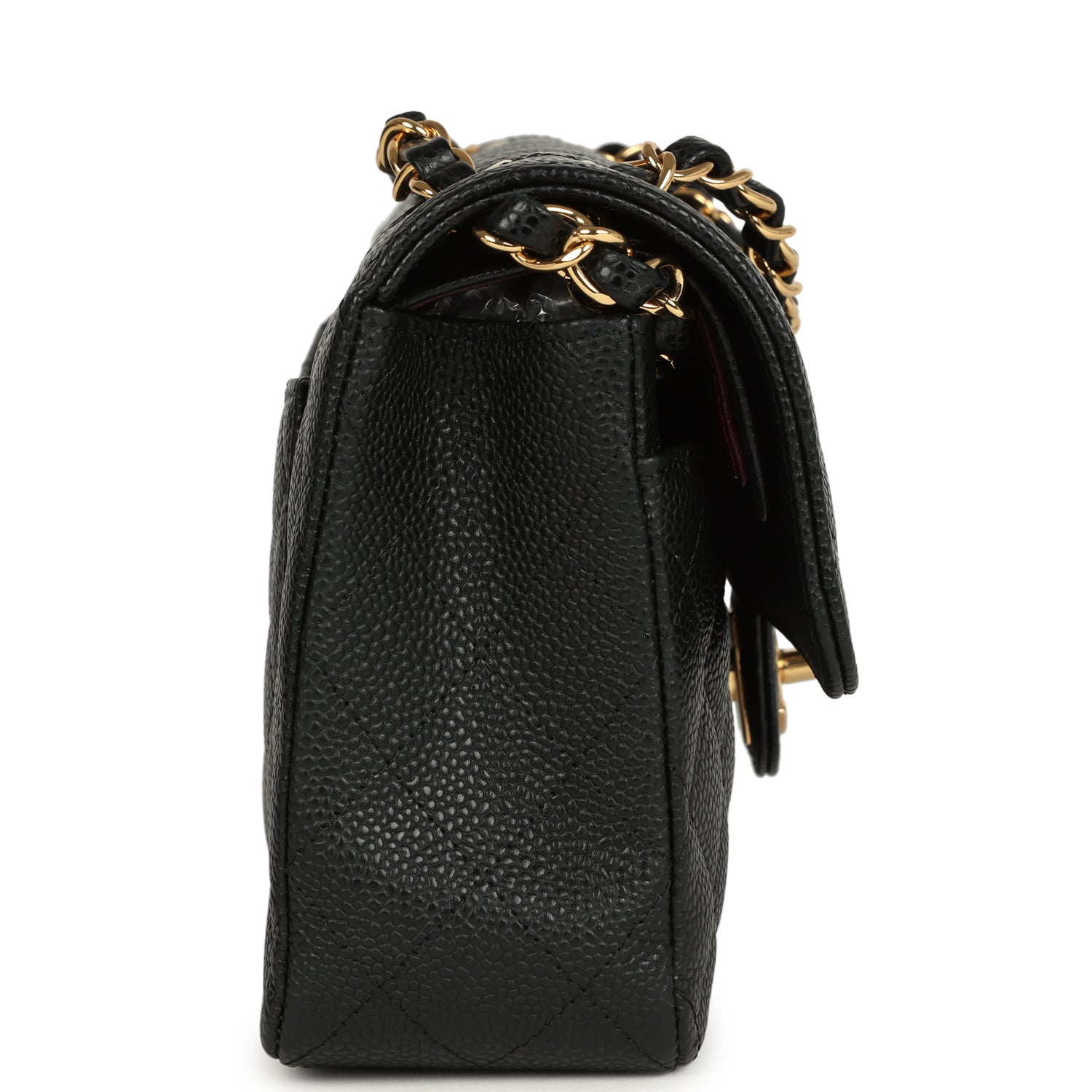 Chanel Small Classic Double Flap Bag Black Caviar Gold Hardware