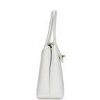 Vintage Chanel Small Kelly White Caviar Gold Hardware