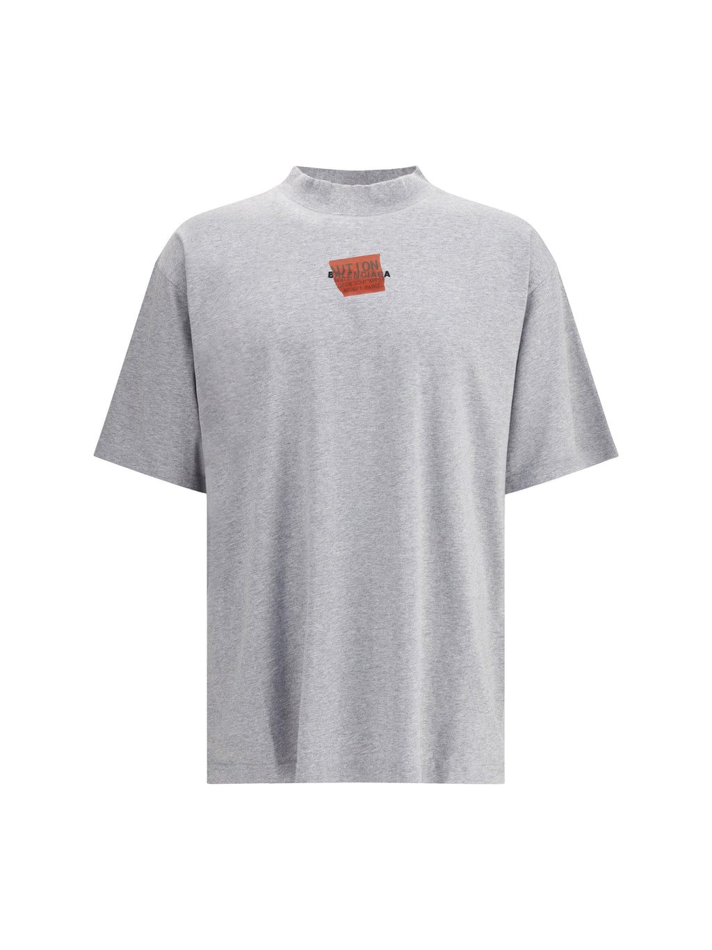 Balenciaga Men T-Shirt With Taped Balenciaga Back Motif