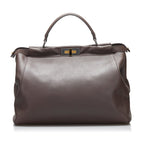 Fendi Peekaboo Large Brown Leather