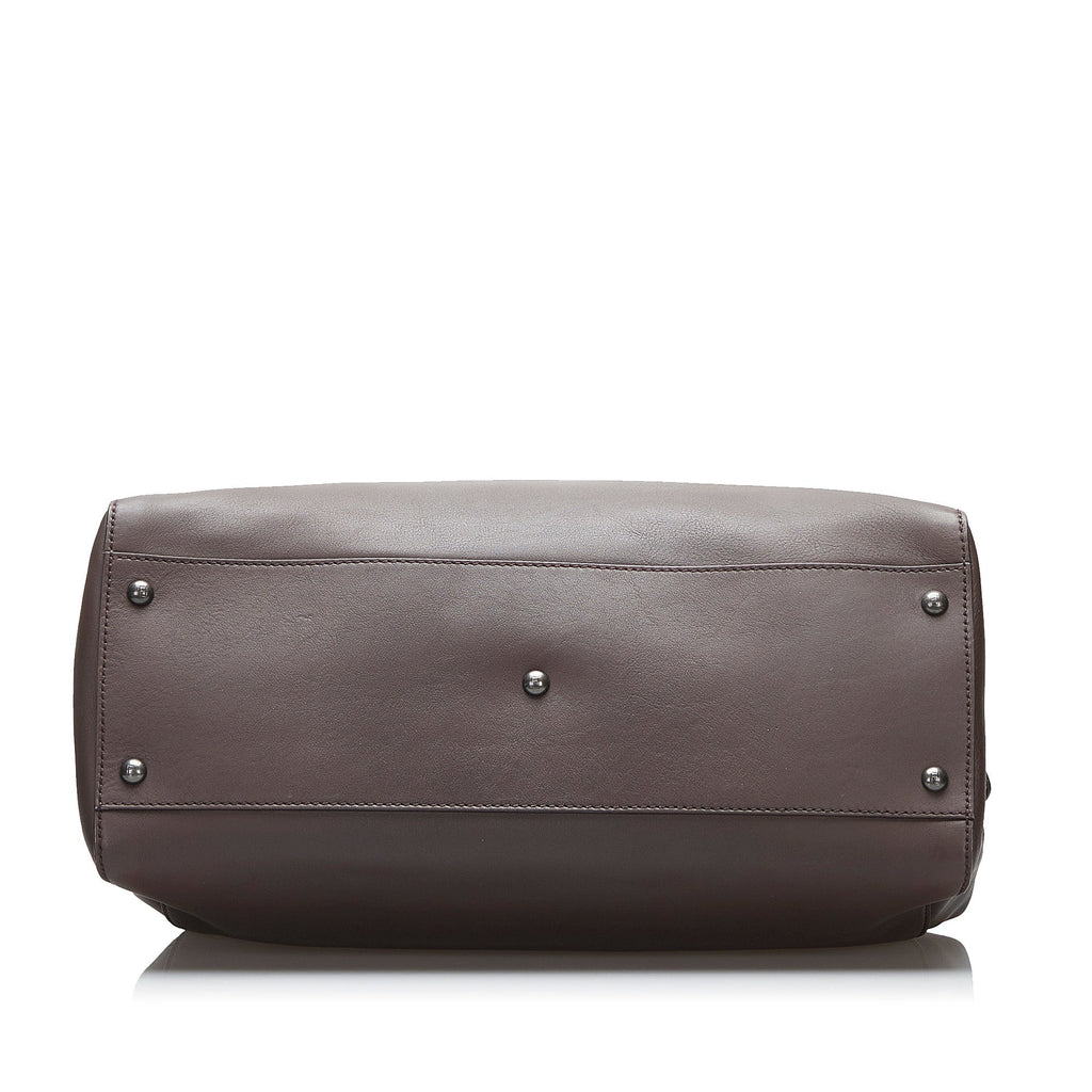 Fendi Peekaboo Large Brown Leather