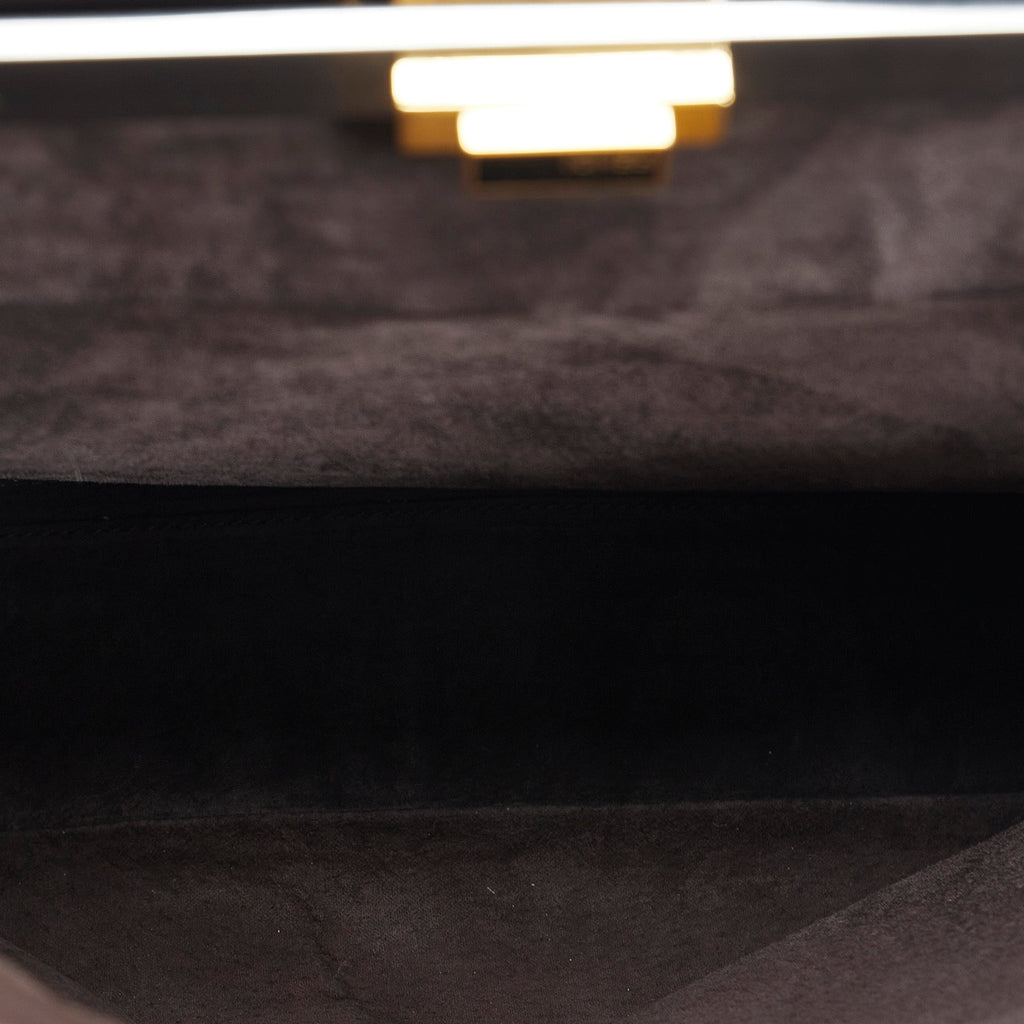 Fendi Peekaboo Large Brown Leather