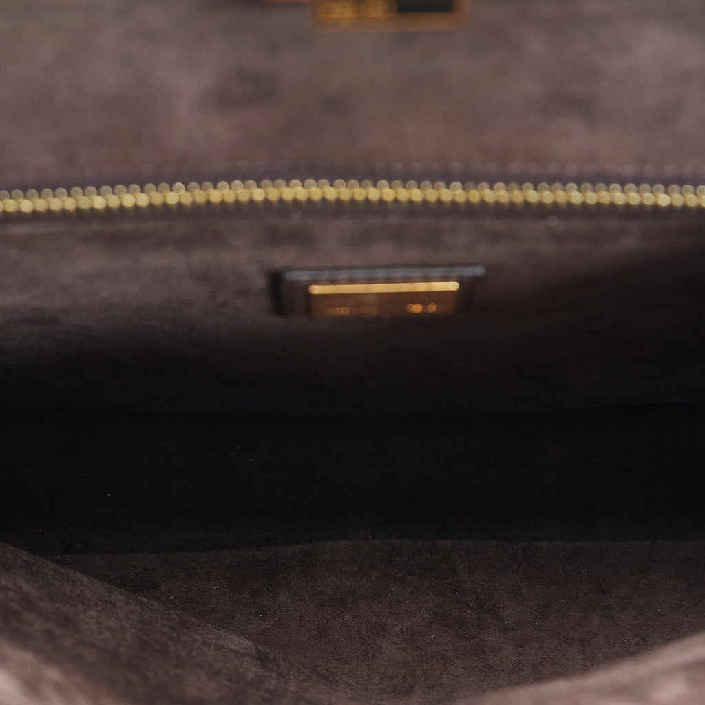 Fendi Peekaboo Large Brown Leather