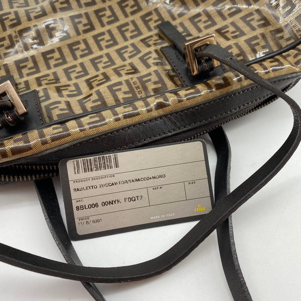 Fendi Zucchino Bowler Bag