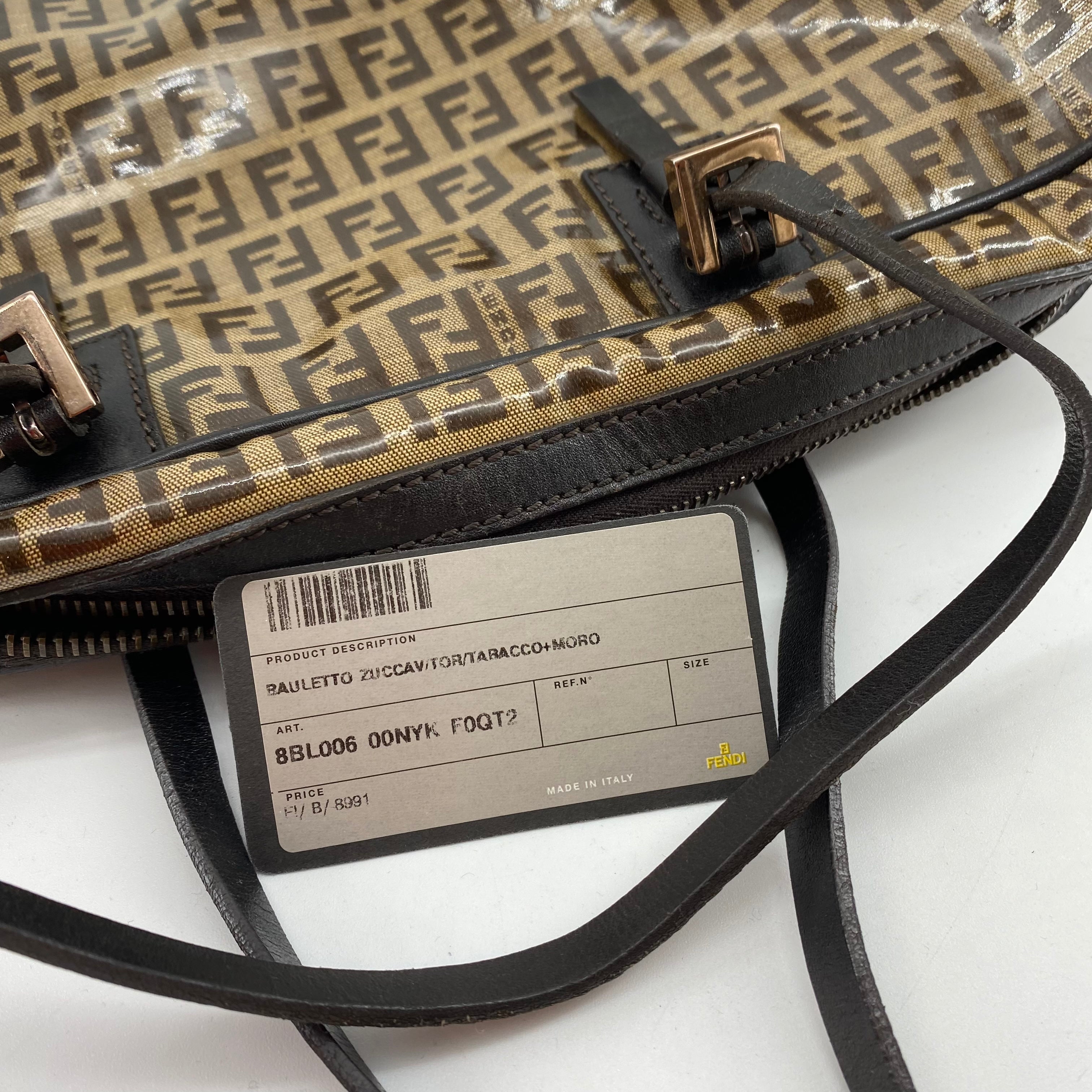Fendi Zucchino Bowler Bag