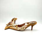 Dior monogram high heels