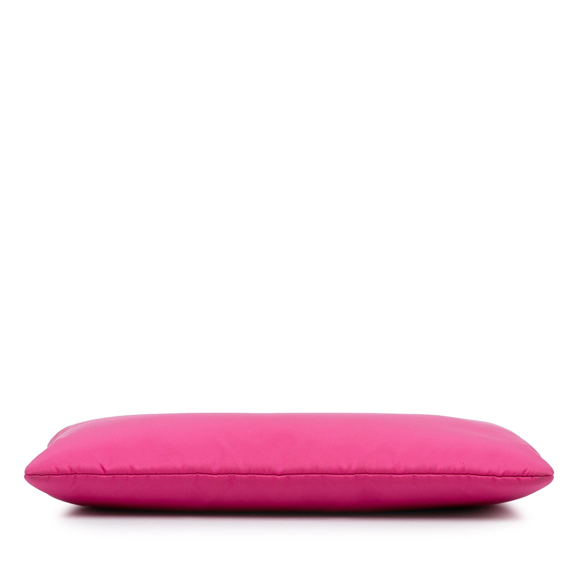 PRADA - Pink Tessuto Fluo Clutch on Chain