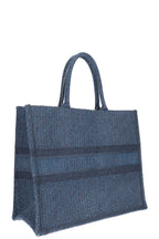 CHRISTIAN DIOR Book Tote Blue