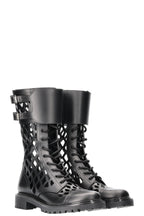 CHRISTIAN DIOR D-Trap Combat Boots Black