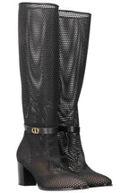 CHRISTIAN DIOR Empreinte Mesh Boots Black