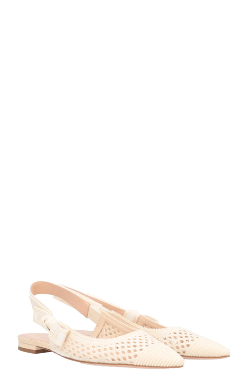 CHRISTIAN DIOR Lace Flats