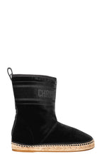 CHRISTIAN DIOR Chez Moi Granville Boots Velvet Black