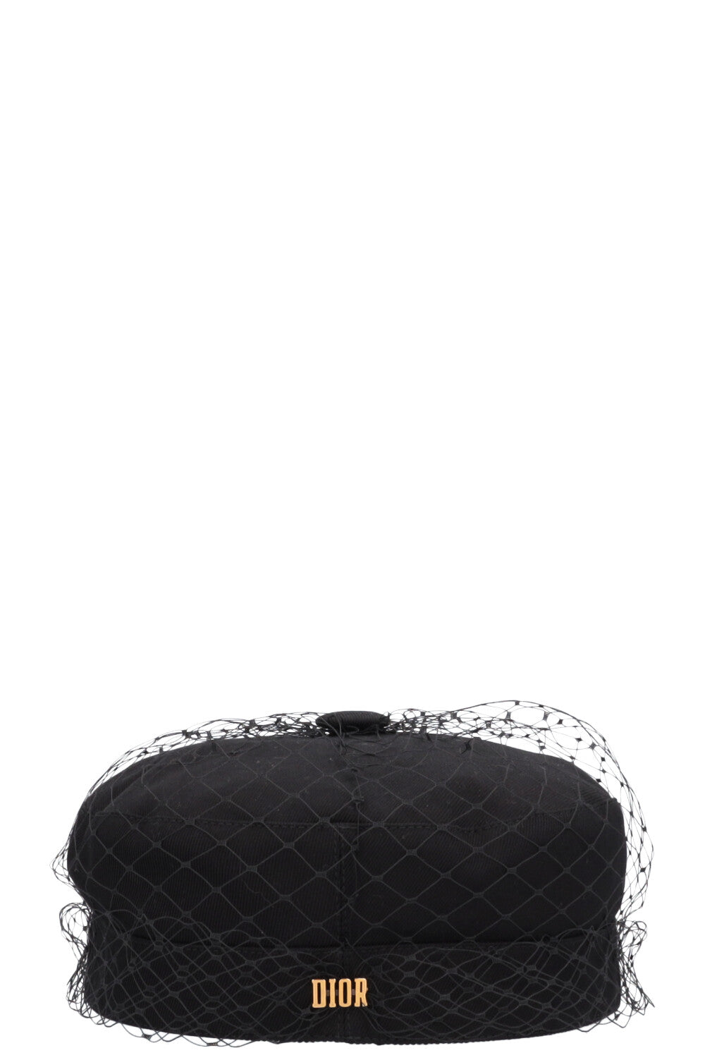 CHRISTIAN DIOR Newsboy Veil Hat