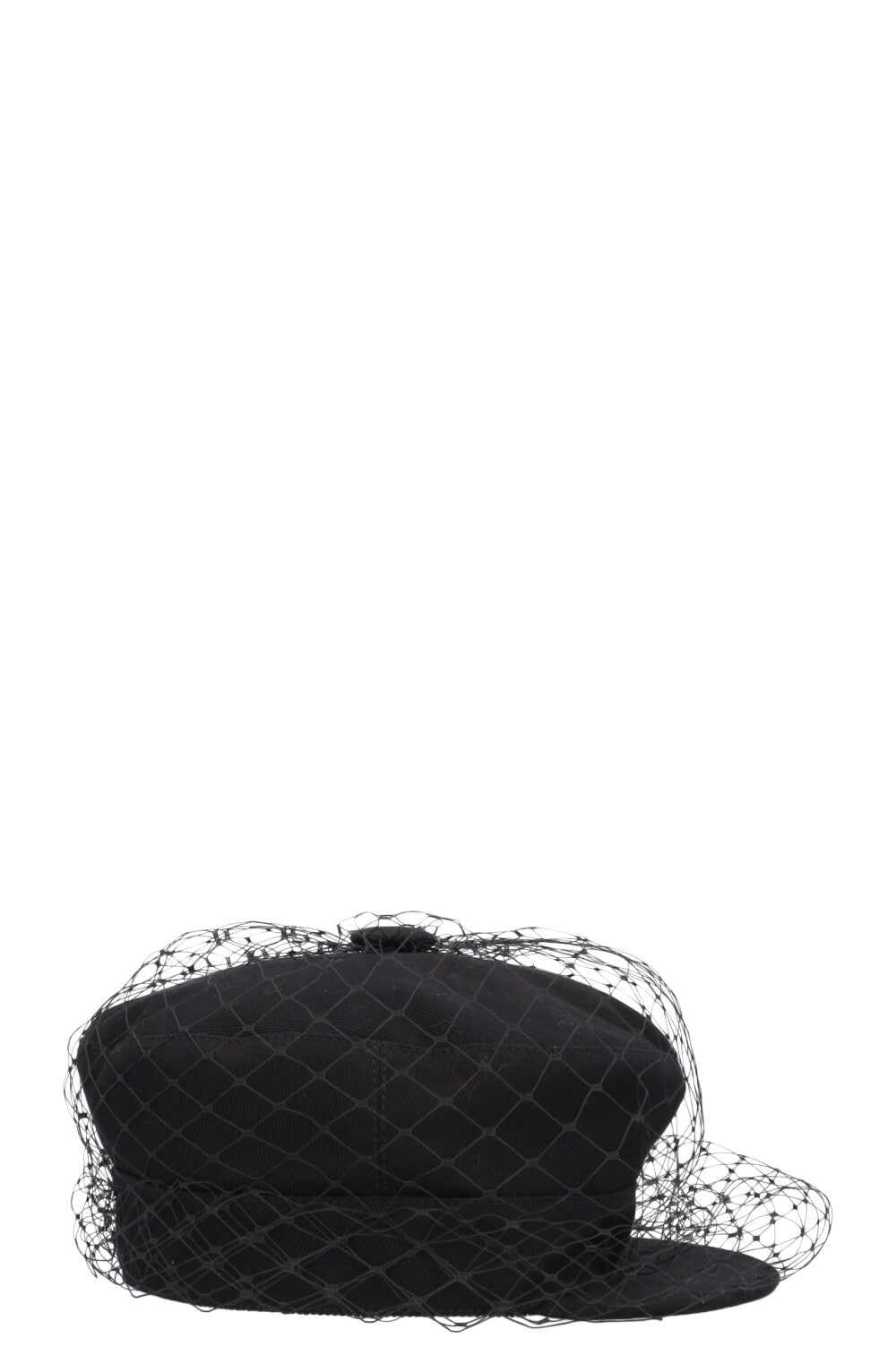 CHRISTIAN DIOR Newsboy Veil Hat