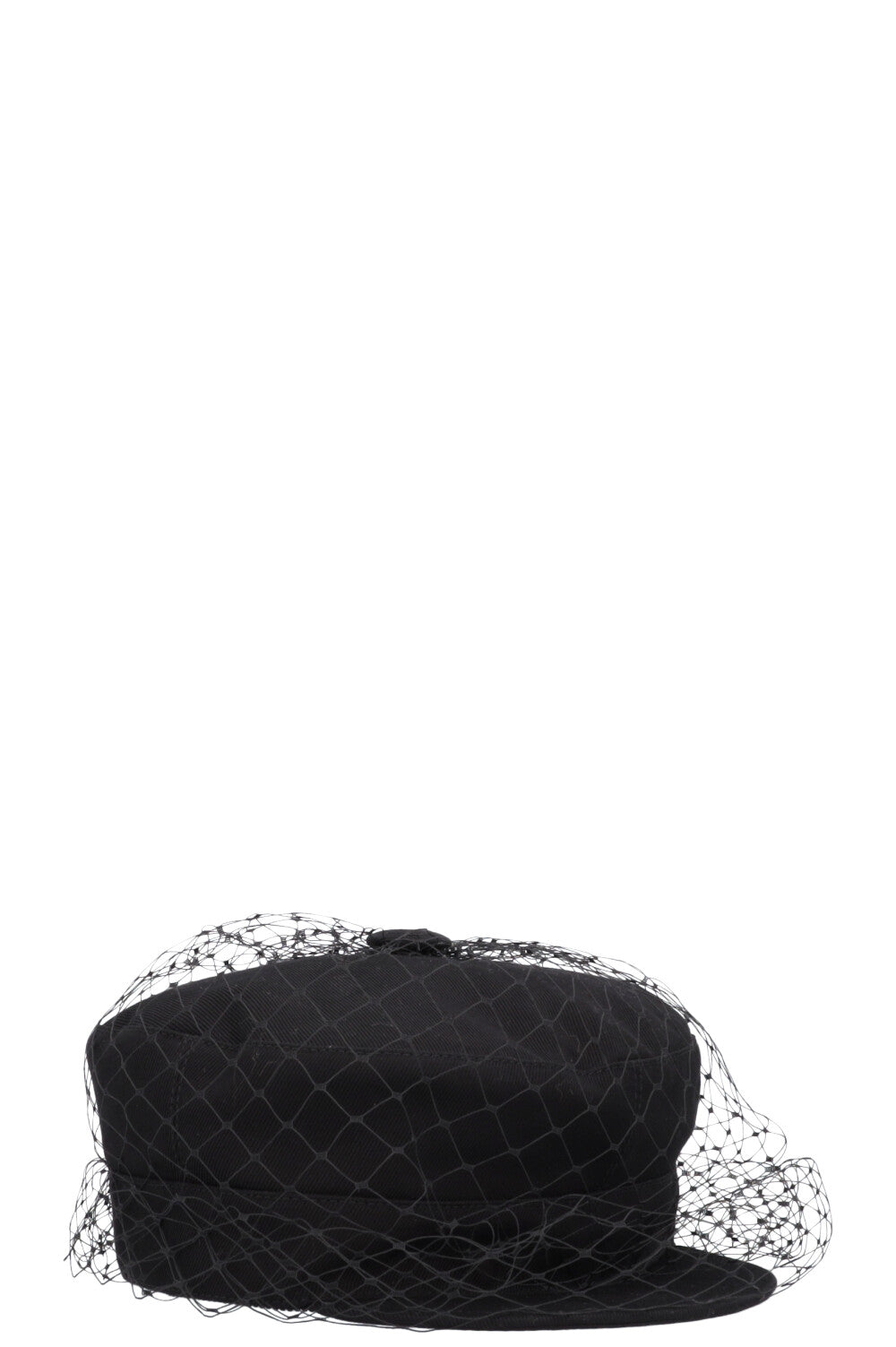 CHRISTIAN DIOR Newsboy Veil Hat
