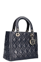 CHRISTIAN DIOR Lady Dior Medium Navy