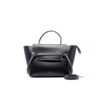 Celine Medium Leather Flap Top Handle Bag