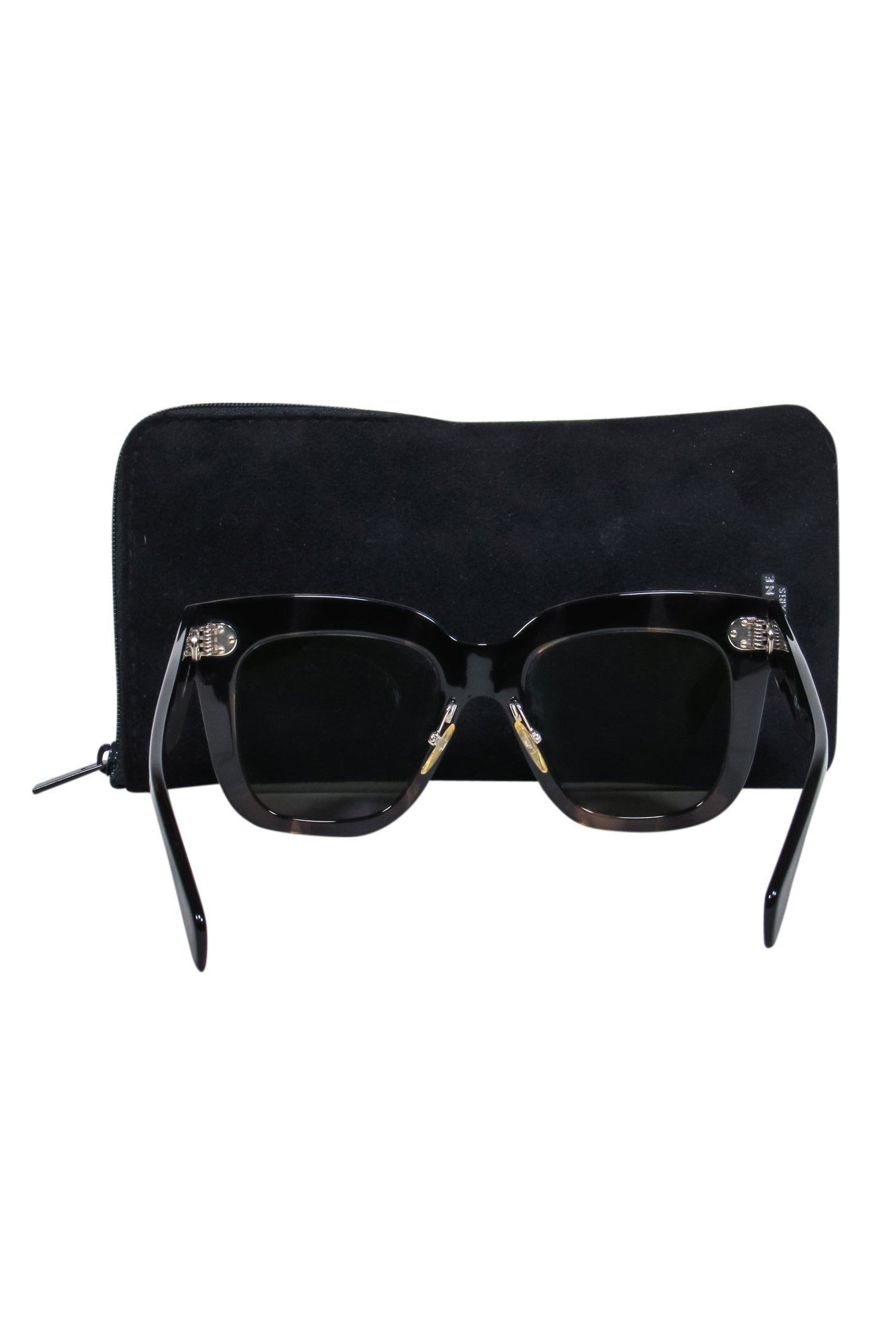Celine - Brown Tortoise Large Square Sunglasses